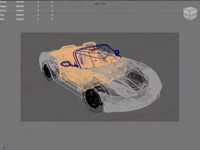 Porsche 911 Carrera 3D model