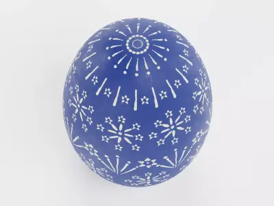 -Easter Egg V2- Low-poly 3D model