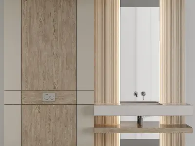 Bathroom furniture B4 3D model