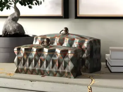 Altheta Ceramic Container Set 3D model