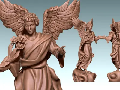 Arch-angel Uriel-Oriel-Auriel- CNC - Wood - Stone - Metal 3D print model