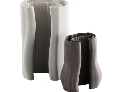 470 decorative vases and pots 09 3D model