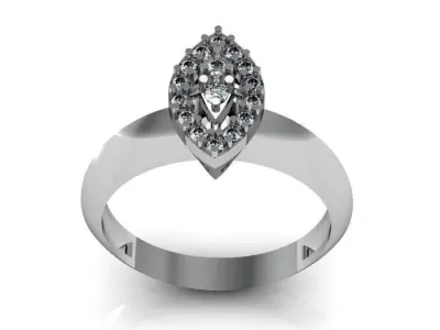fancy ring 3D print model