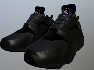 NIKE AIR HUARACHE SHOES PBR Low-poly 3D model