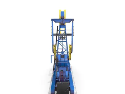 Oil Pumpjack 1 3D model