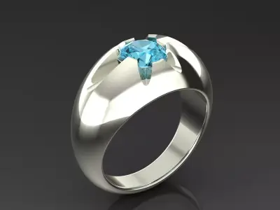 Band Ring 3D print model