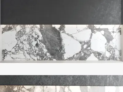 Decorative wall panel set 69 3D model