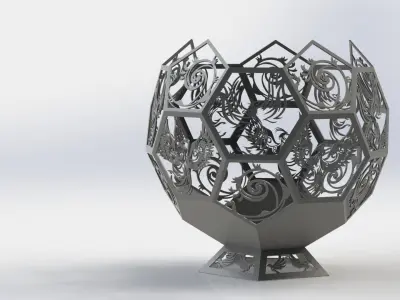 Fire bowl 3D print model