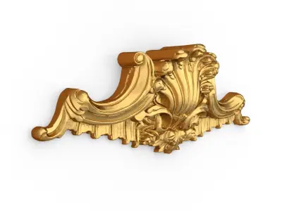 Classic carved decor ornament 510 3D print model