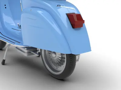 Vespa 125 1967 3d model 3D model