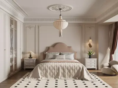  Bedroom interior 04 3D model