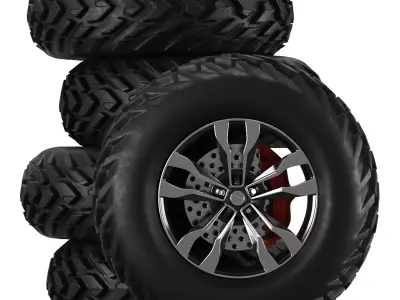 CFMOTO CFORCE 1000 wheel 3D model