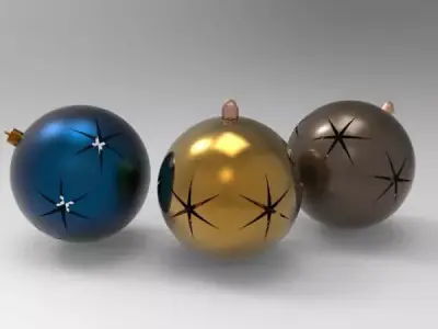 Christmas ball 3D print model
