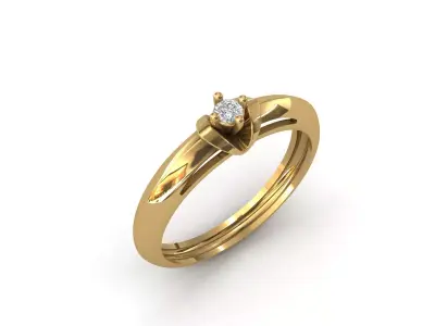Rings for Women Womens Rings Stone Ring Ready STL 3DM Models  3D print model 15
