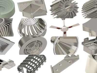 PREMIUM TECHNICAL PRODUCTS VALUE PACK 3D Model Collection