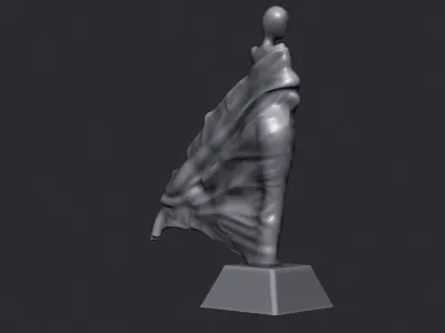 Woman in spring figure 3D print model