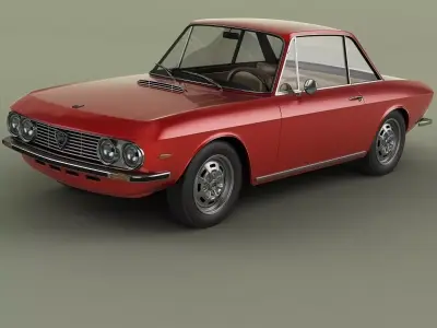 Lancia Fulvia Coupe series 3 3D model