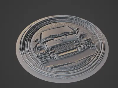 Car Medallion 3D print model
