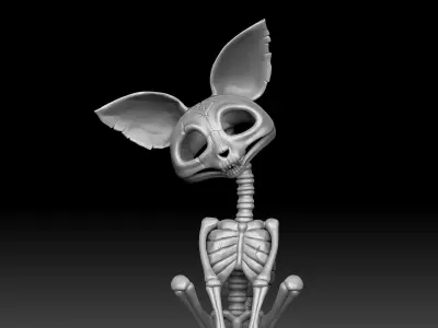 Bones Kitti Printable 3D print model