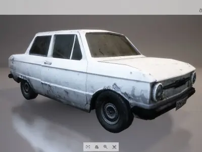 Lowpoly Car 13 Low-poly 3D model