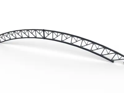 Truss 02 Low-poly 3D model