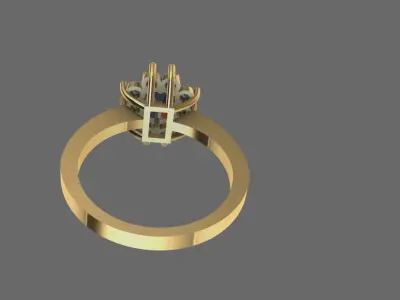 Engagment ring  3D model
