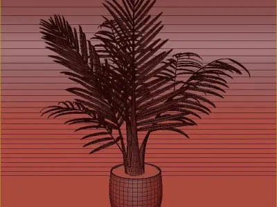 palm plant 3D model