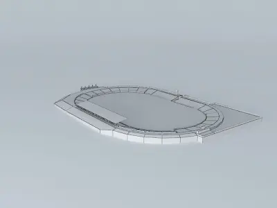 Stadion TJ Trinec Free 3D model