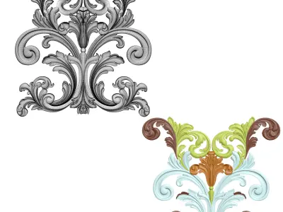 Decorative Ornamental 26 3D model