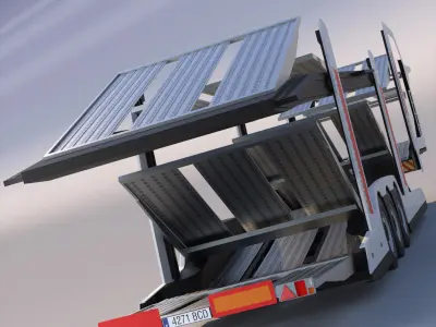 Car Transporter Lohr 300 3D model