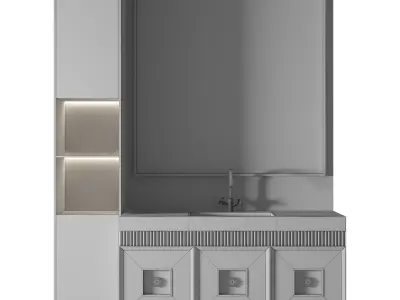 Luxury Bathroom 152 3D model