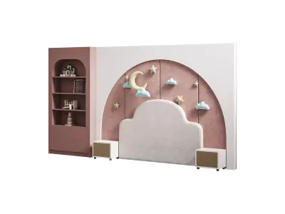 Kids wall panell 9 3D model