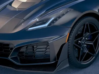 Chevrolet Corvette ZR1 Convertible CG 2019 3D model