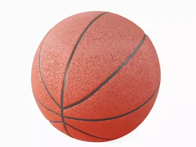 Basketball Ball 4K 02 3D model
