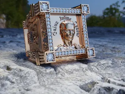 Man Ring Guy Julius Ceasar 3D print model