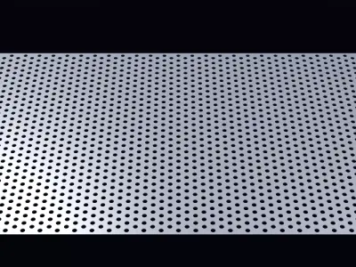 Perforated panel with 22 percent opening 25O51 3D model