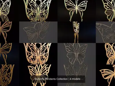 Butterfly Pendants Collection