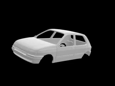 Renault clio 5doors 3D print model
