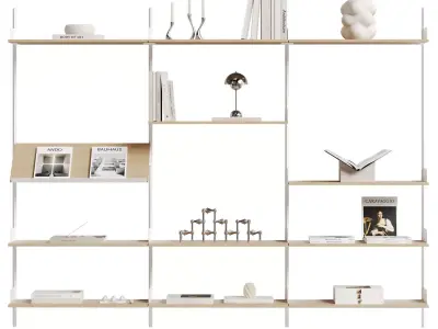 Display Shelf By New Works With Decor 3D model