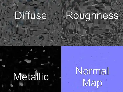 Elegant Black Leather Card Holder model pack Low-poly 3D model