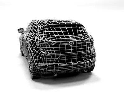 MAZDA CX3 LOWPOLY Low-poly 3D model