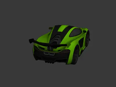 cartoon car vehicle 3d game ready model Low-poly 3D model-009 Low-poly 3D model