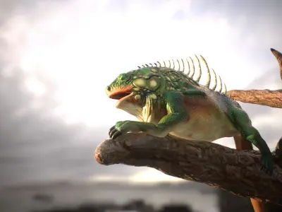 Parody of Andean Dragon 3D model