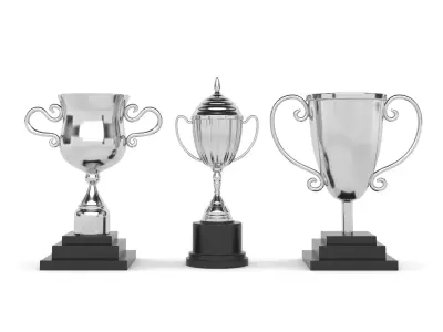 Cups Trophy 3D model 24