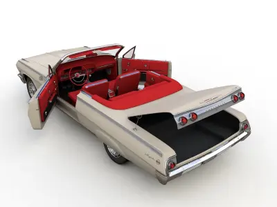Chevy Impala SS Convertible 1962 3D model