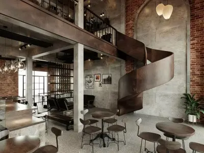 coffee shop 3D model