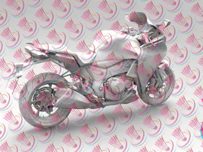 HONDA CRF FOR 3D PRINTING 3D model