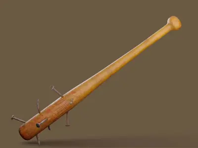 Baseball bat 3D model