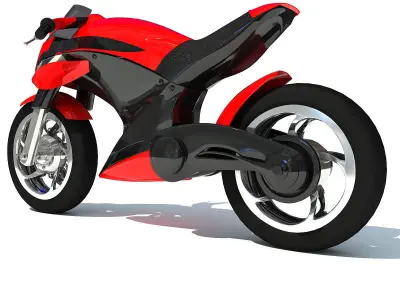 Free Sport Bike Concept 3D Model Free 3D model
