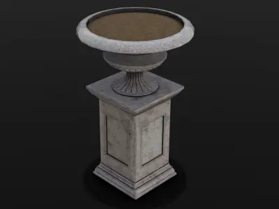 Decor Vase 3D Model Low-poly 3D model